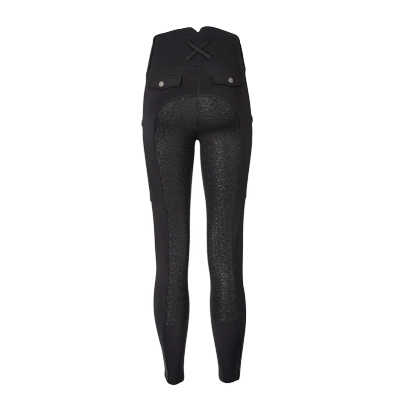 Woof Wear Ladies Vision Riding Tights - Black-3