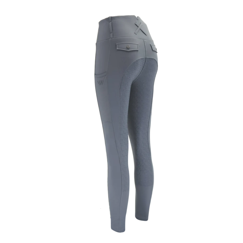 Woof Wear Ladies Vision Riding Tights - Slate-3