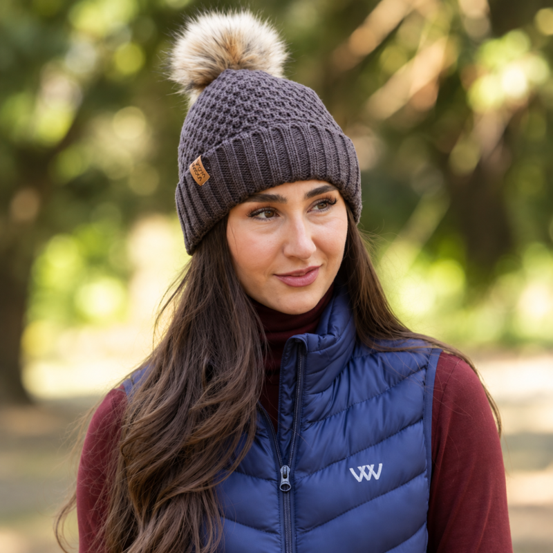 Woof Wear Chunky Knit Beanie - Chocolate