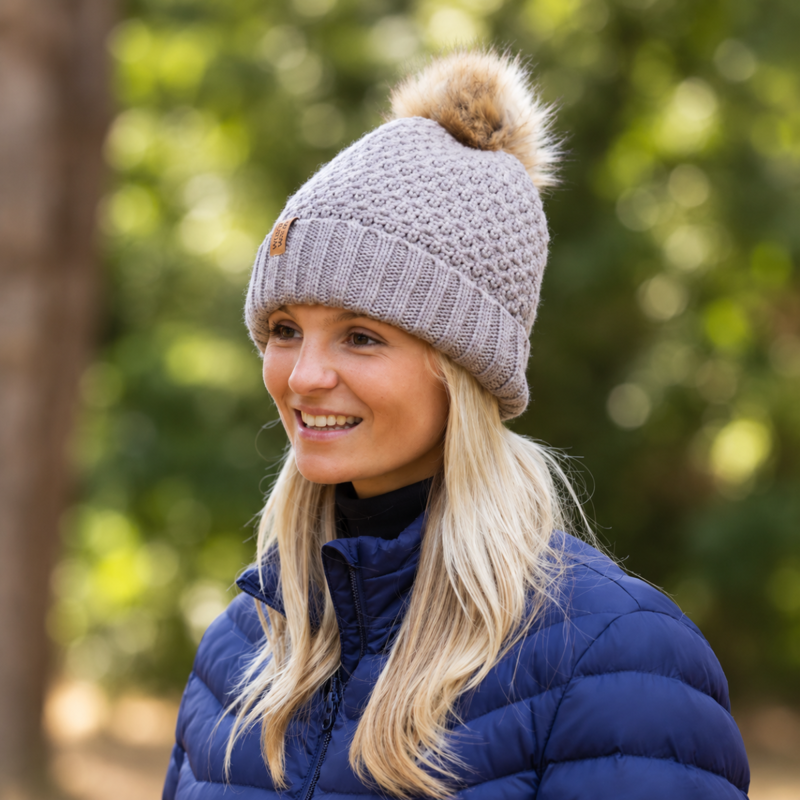 Woof Wear Chunky Knit Beanie - Stone