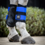 Woof Wear Club Brushing Boots - Black/Electric Blue