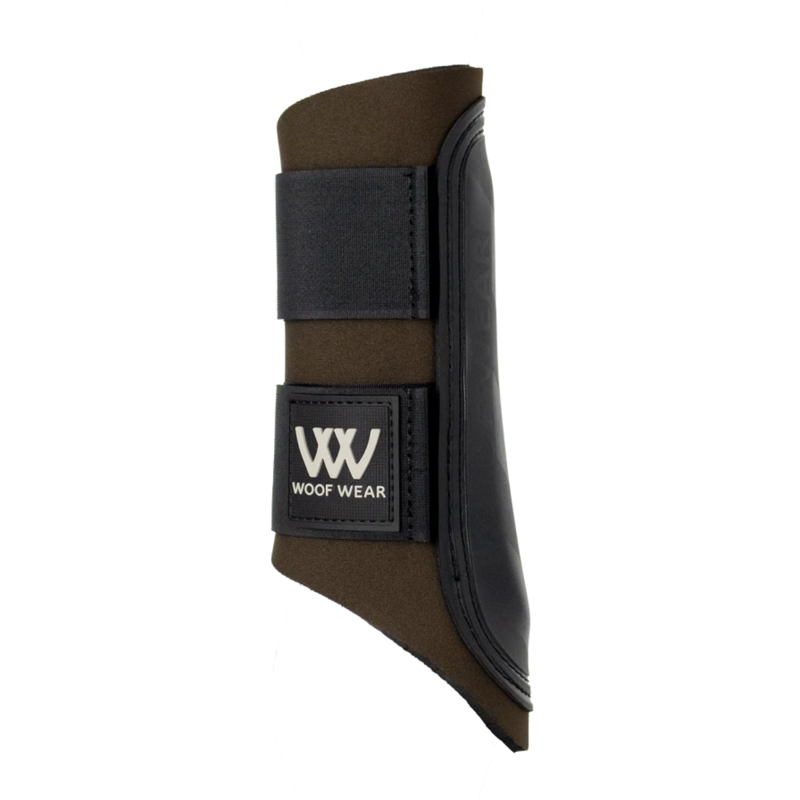 Woof Wear Club Brushing Boots - Chocolate/Black-1