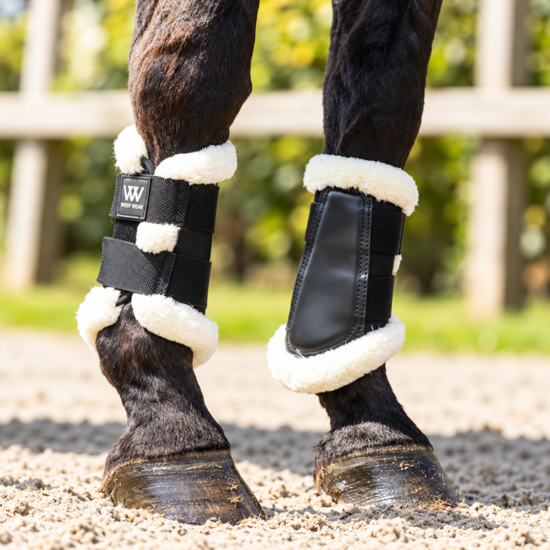 Woof Wear Vision Elegance Brushing Boots - Black