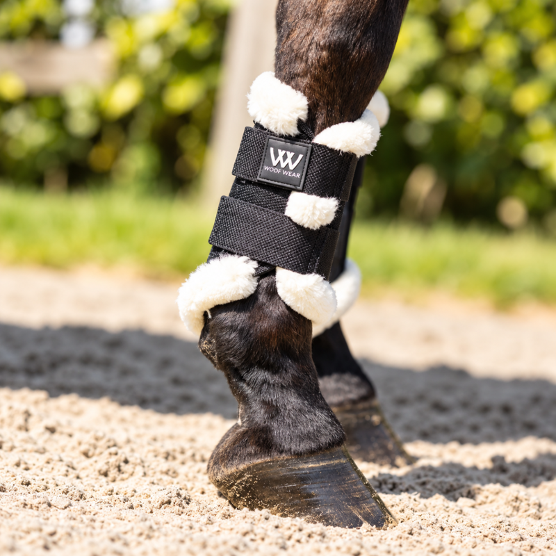 Woof Wear Vision Elegance Brushing Boots - Black-1