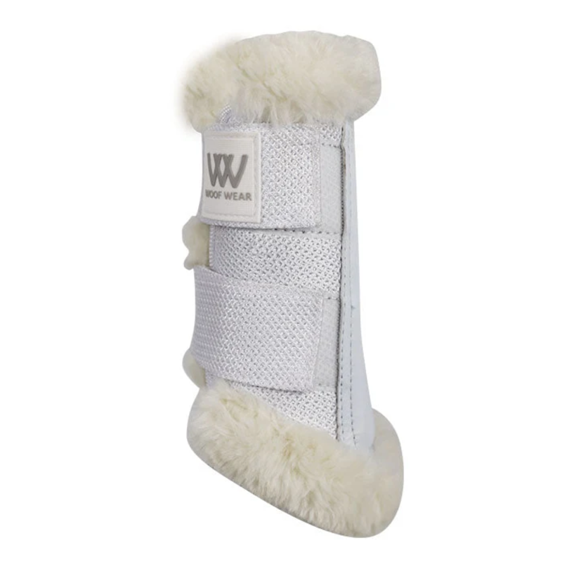 Woof Wear Vision Elegance Brushing Boots - White-1