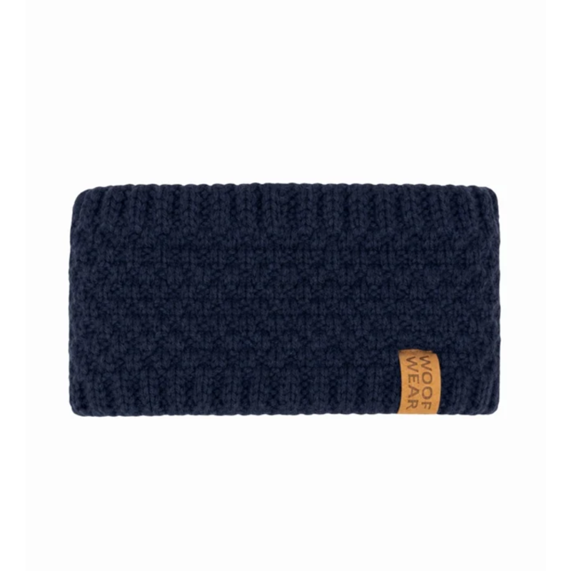 Woof Wear Chunky Knit Headband - Navy-1