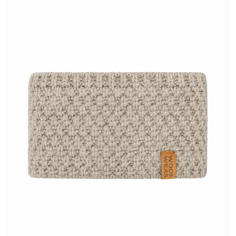 Woof Wear Chunky Knit Headband - Stone-1