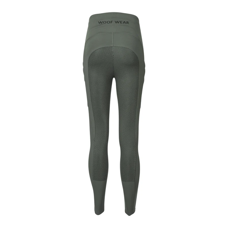 Woof Wear Original Riding Tights - Full Seat - Sage Green-4