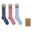Bartleby Ladies Assorted Wool Blend Long Socks - Horses - UK 4-7