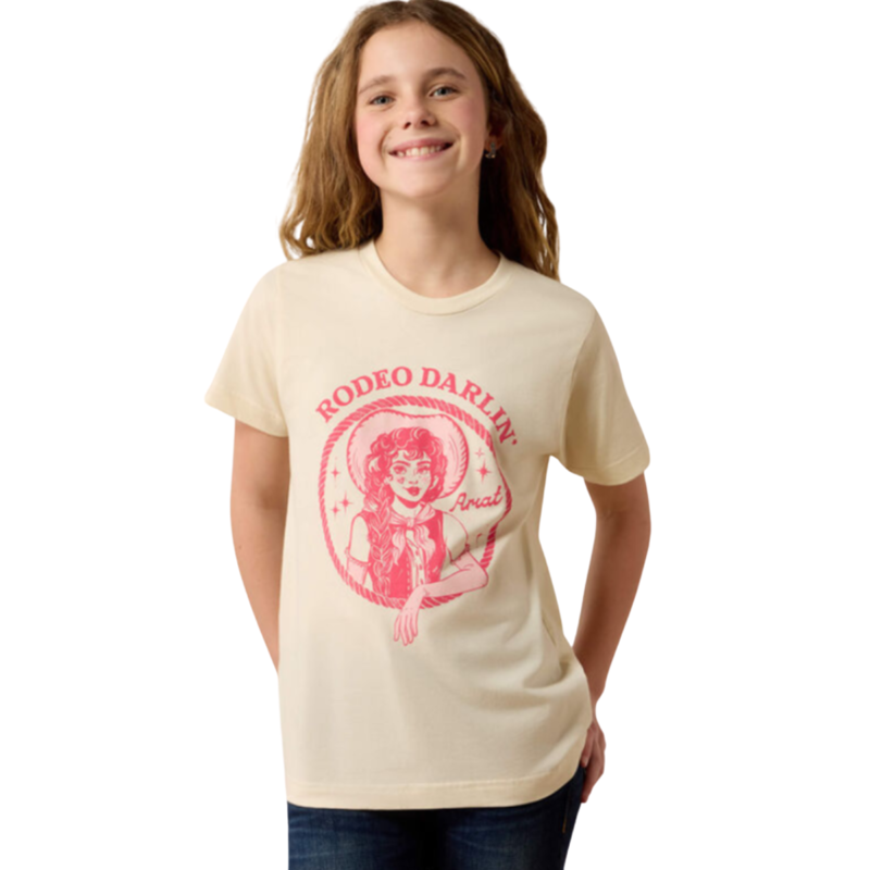 Ariat Youth Rodeo Darlin T-Shirt - Natural