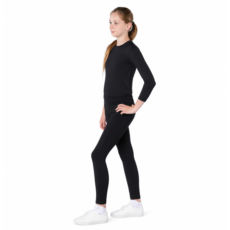 Cameo Junior All season riding tights - Black-2