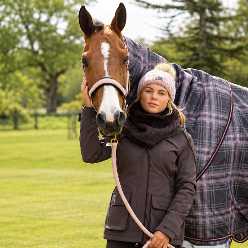 LeMieux Ladies Heritage Beatrice Waterproof Coat - Cocoa-12