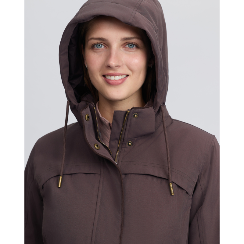 LeMieux Ladies Heritage Beatrice Waterproof Coat - Cocoa-3