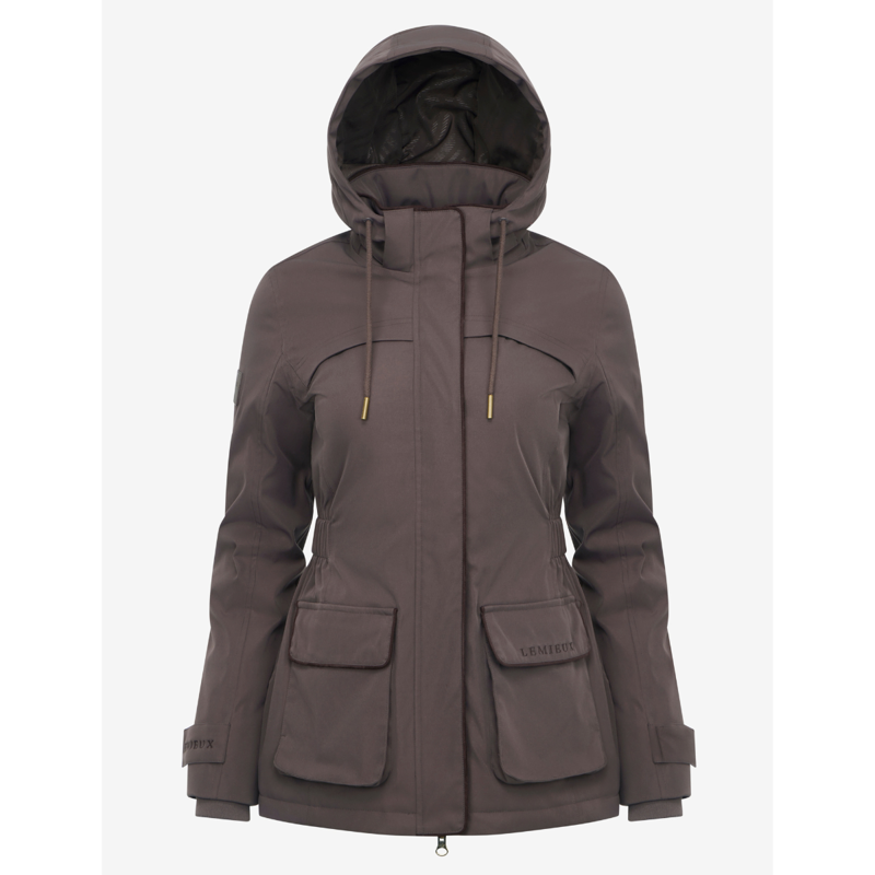 LeMieux Ladies Heritage Beatrice Waterproof Coat - Cocoa-8