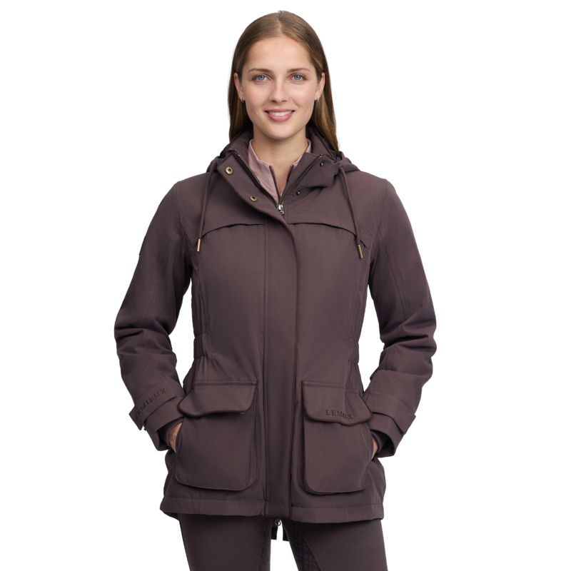 LeMieux Ladies Heritage Beatrice Waterproof Coat - Cocoa
