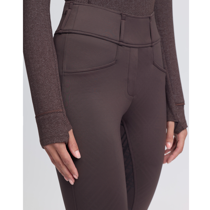 LeMieux Ladies Heritage Check Bregging - Cocoa-2