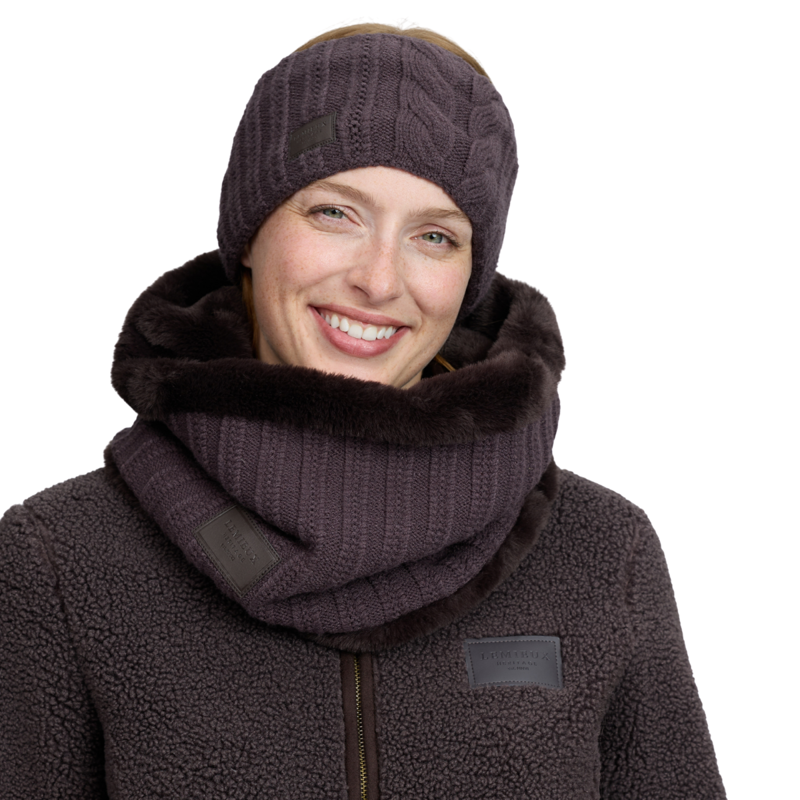 LeMieux Ladies Heritage Knitted Snood - Cocoa