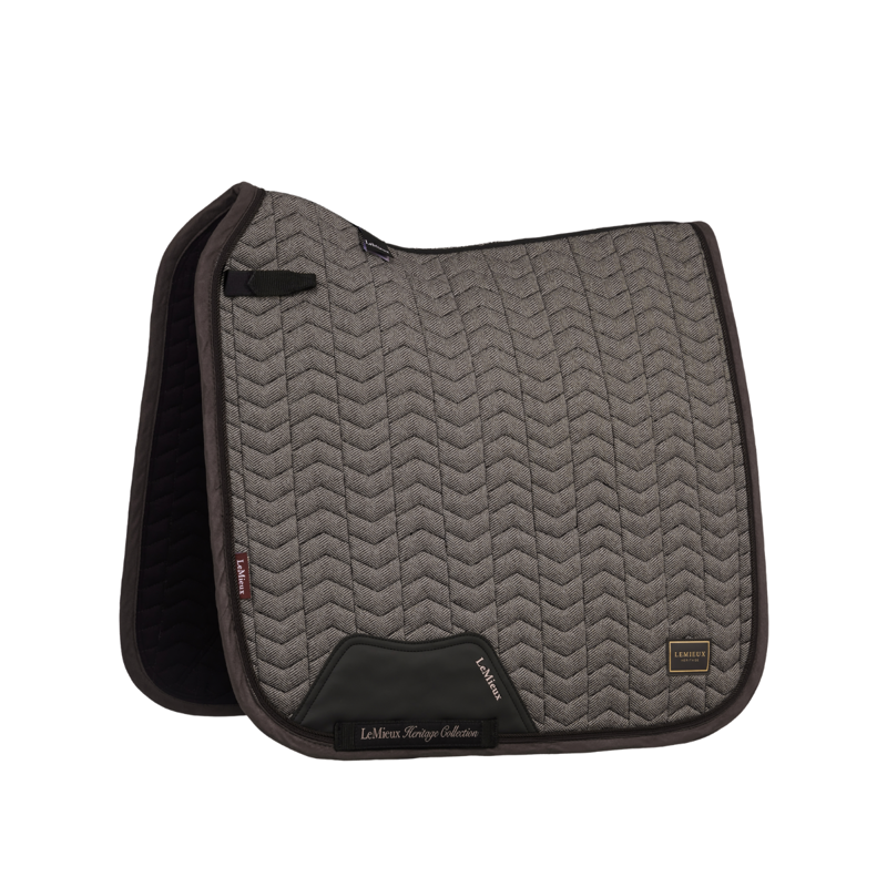 LeMieux Heritage Herringbone Dressage Square - Cocoa