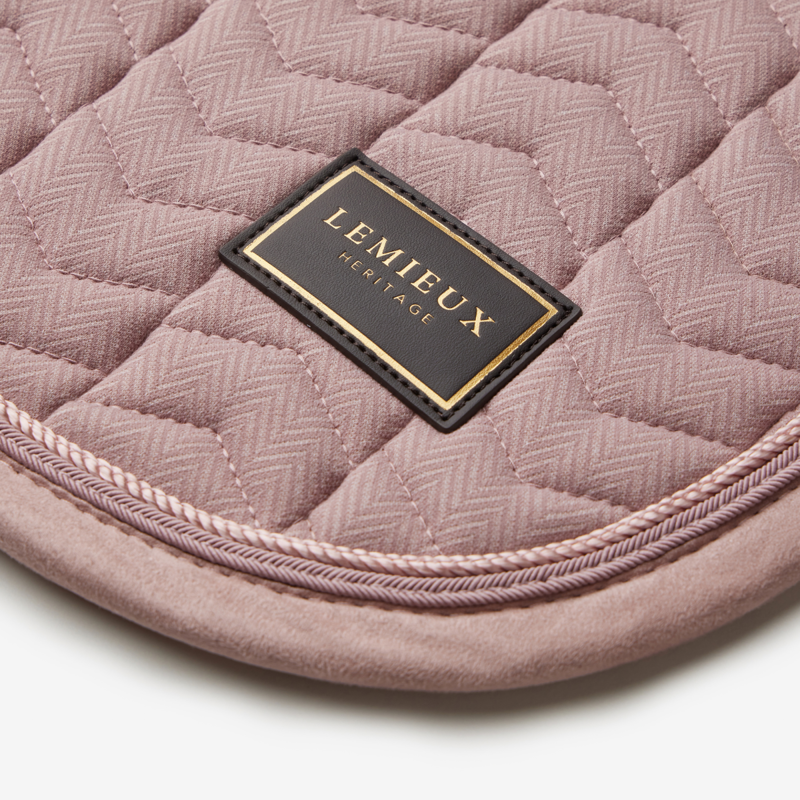 LeMieux Heritage Herringbone Dressage Square - Wild Rose-4