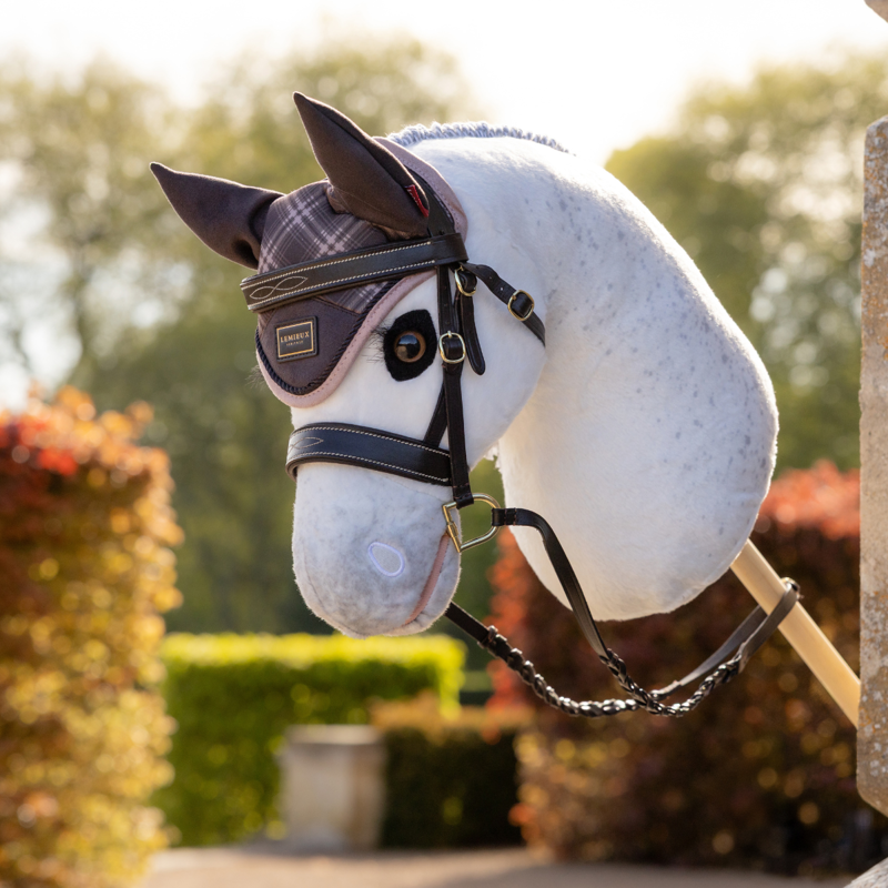 LeMieux Hobby Horse Heritage Fly Hood - Cocoa