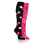 Storm Bloc Ladies 2 Pack York Jacquard Star Socks - Black/Pink