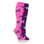 Storm Bloc Ladies 2 Pack Long Horse Socks - Muted Pink/Purple