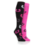 Storm Bloc Ladies 2 Pack Long Horse Shoe Socks - Black/Pink 