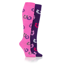 Storm Bloc Ladies 2 Pack Long Horse Shoe Socks - Muted Pink/Purple 