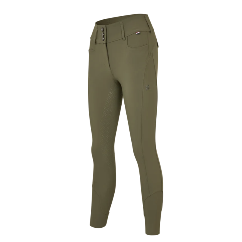 Kingsland KLKimi Ladies A Shape Mid Waist F-Grip Breeches - Kalamata