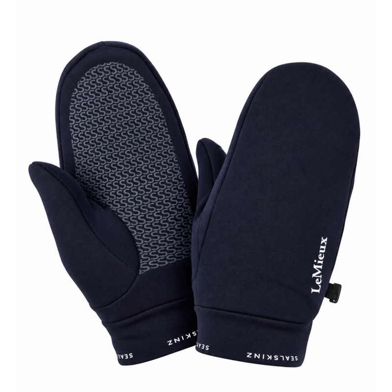 LeMieux x Sealskinz Kids Waterproof Mittens - Navy-1