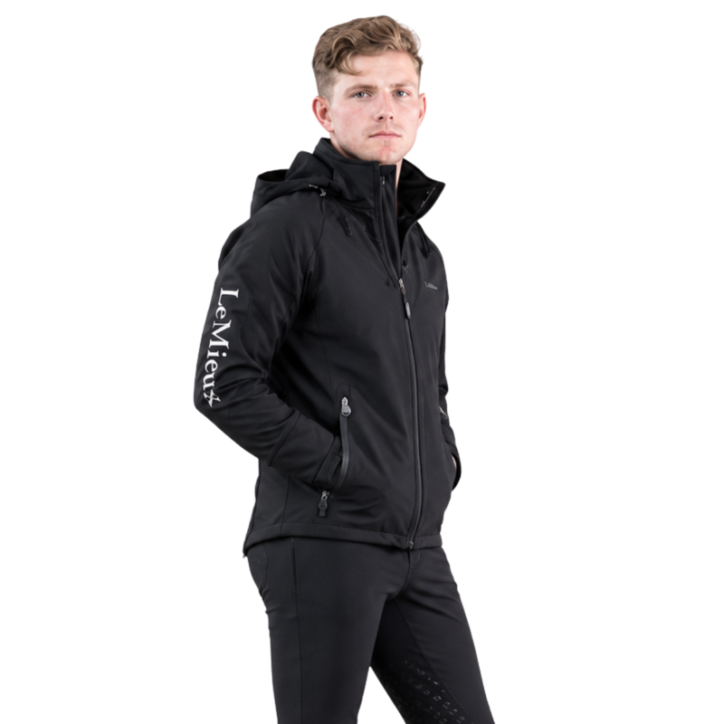 LeMieux Mens Elite Soft Shell Jacket - Black