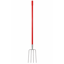 Red Gorilla Pro Fork with Straight Handle - Red