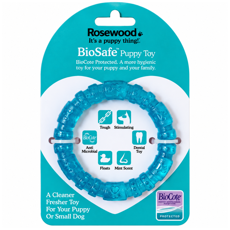 Rosewood Biosafe Blue Puppy Ring 