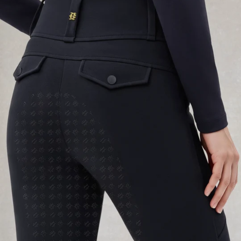 Holland Cooper Cranborne Contour Breeches - Ink Navy-4