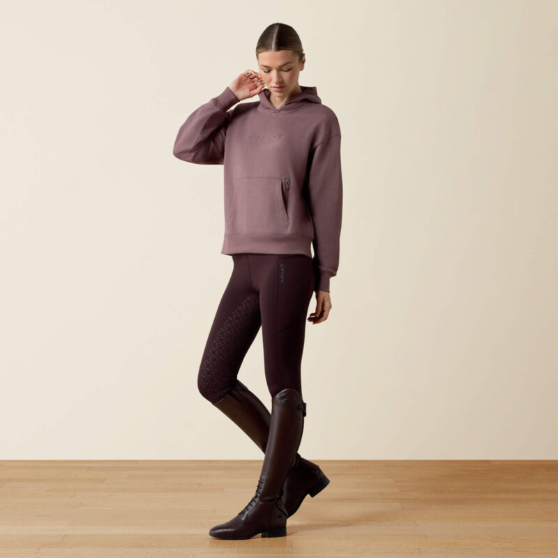 Ariat Women's Martine Hooded Sweatshirt - Peppercorn-4