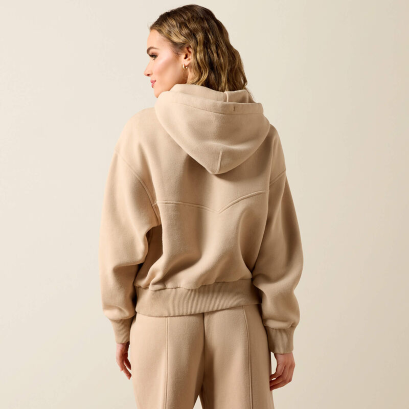 Ariat Women's Compass 1/2 Zip Sweatshirt - Moonstone-1