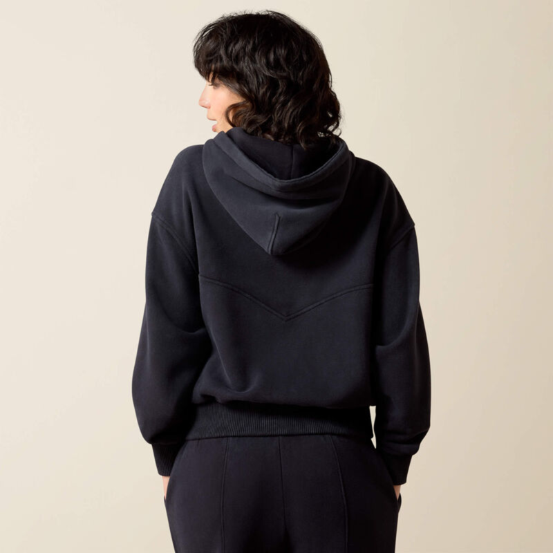 Ariat Women's Compass 1/2 Zip Sweatshirt - Black-1