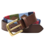 Ibex of England Men's Polo Belt - Burgundy/Navy/Baby Blue/Khaki