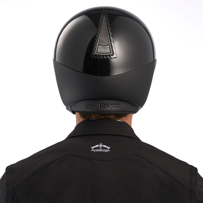 Veredus Vita Carbon Gel GST Standard Peak Helmet - Black Glossy-2
