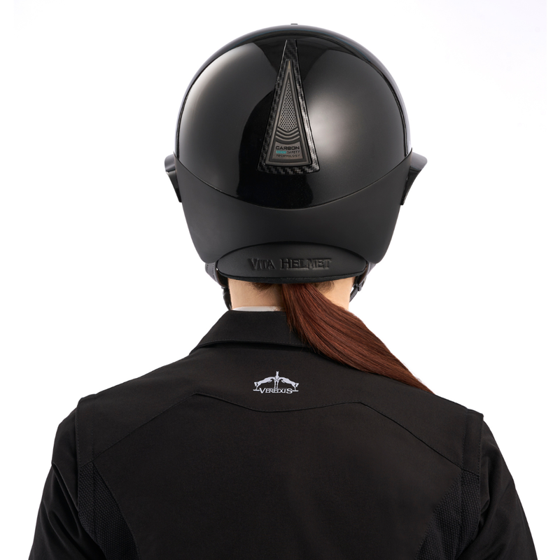 Veredus Vita Carbon Gel GST Wide Peak Helmet - Black Glossy-2
