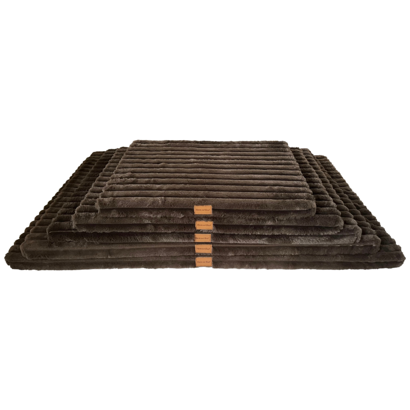 Hem and Boo Super Plush Mat - Brown