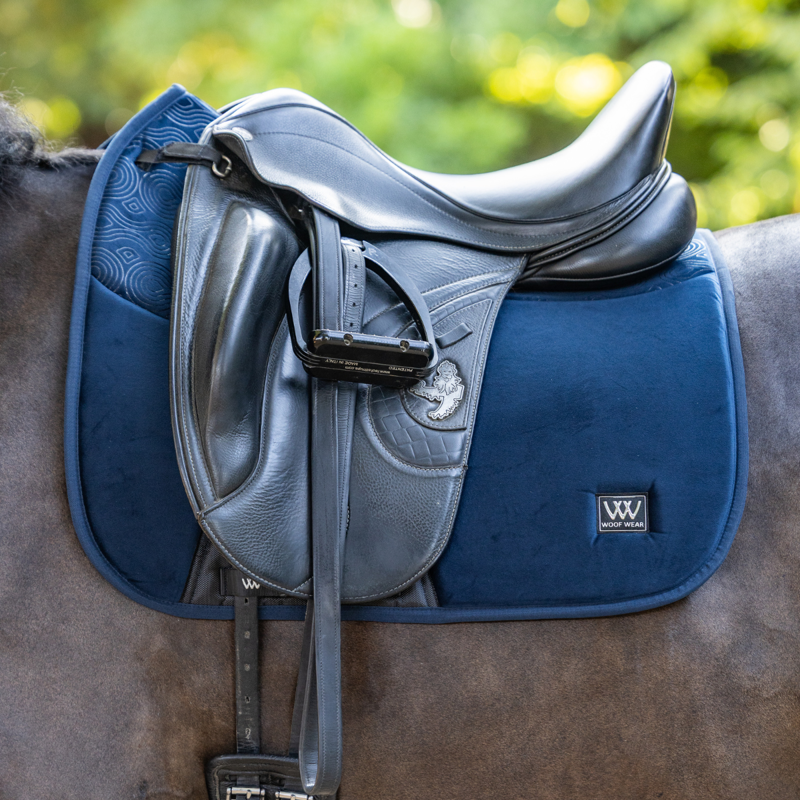 Woof Wear Elite Comfort Dressage Saddlepad - Navy