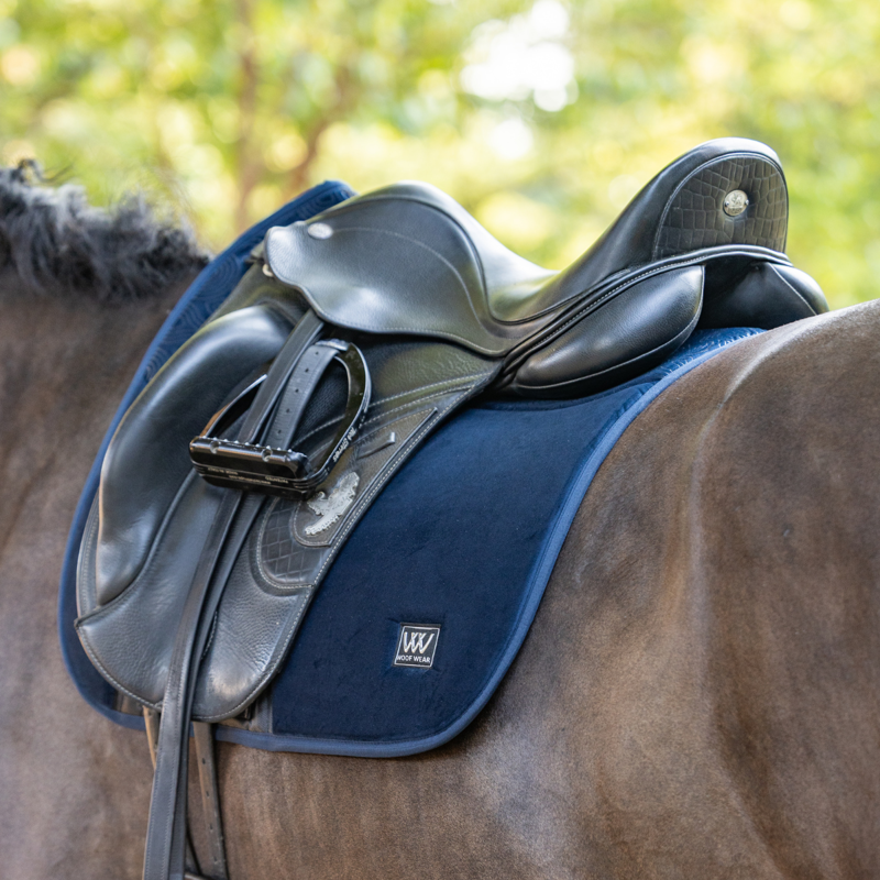 Woof Wear Elite Comfort Dressage Saddlepad - Navy-3