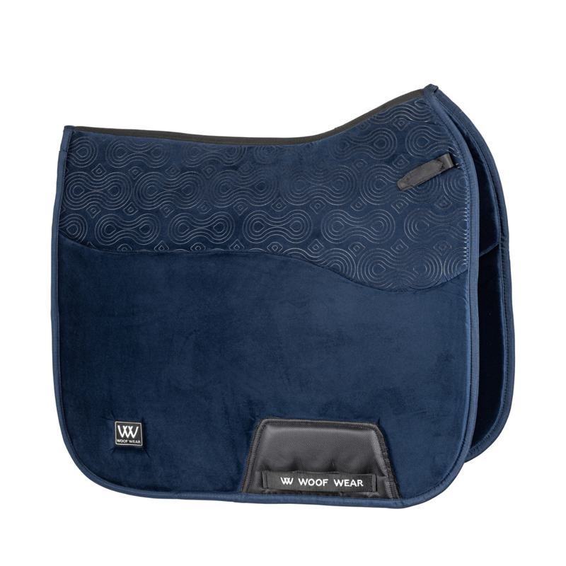 Woof Wear Elite Comfort Dressage Saddlepad - Navy-4