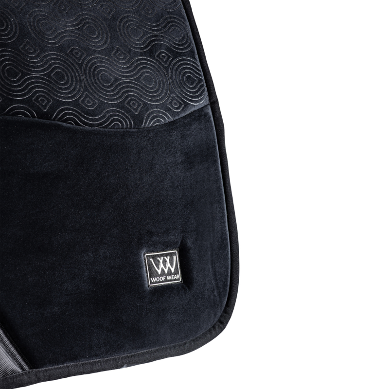 Woof Wear Elite Comfort Dressage Saddlepad - Black-5