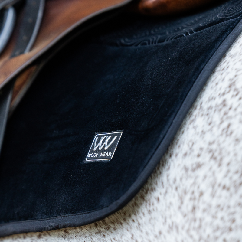 Woof Wear Elite Comfort Dressage Saddlepad - Black-3