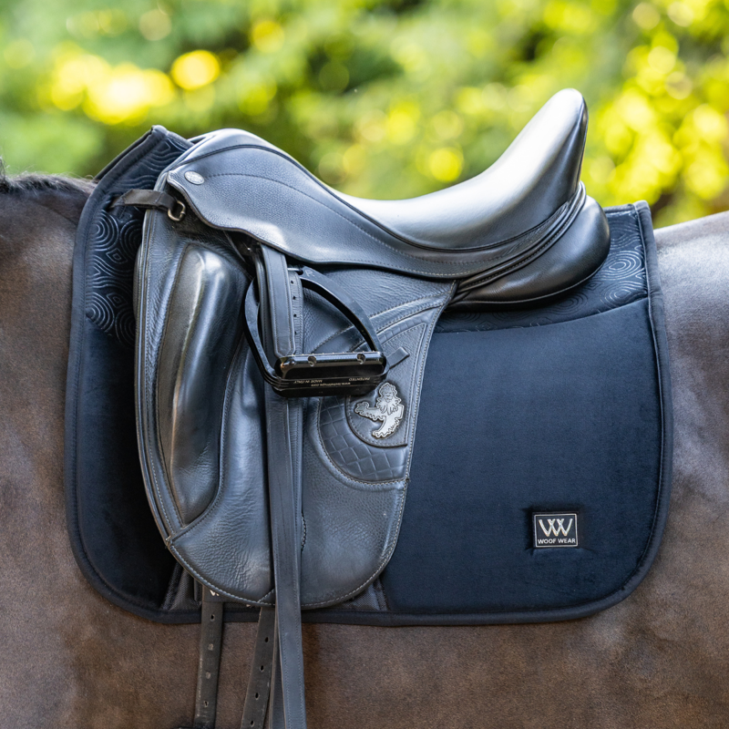 Woof Wear Elite Comfort Dressage Saddlepad - Black