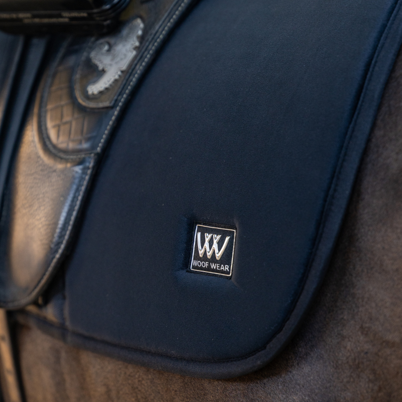 Woof Wear Elite Comfort Dressage Saddlepad - Black-2