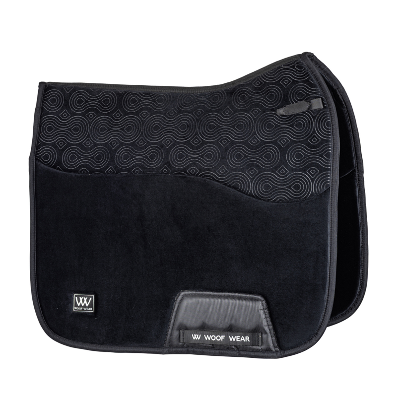 Woof Wear Elite Comfort Dressage Saddlepad - Black-4