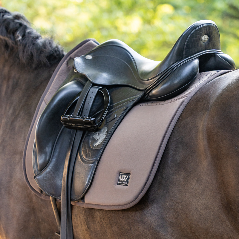 Woof Wear Elite Comfort Dressage Saddlepad - Chocolate-2